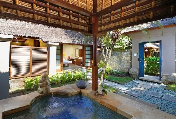 Standard Villa, Balkon (Courtyard Hotspring)