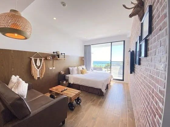 Deluxe Tek Büyük Yataklı Oda, Balkon, Deniz Manzaralı