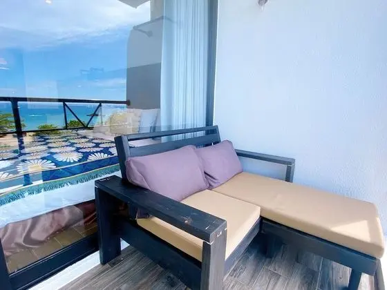 Deluxe Tek Büyük Yataklı Oda, Balkon, Deniz Manzaralı