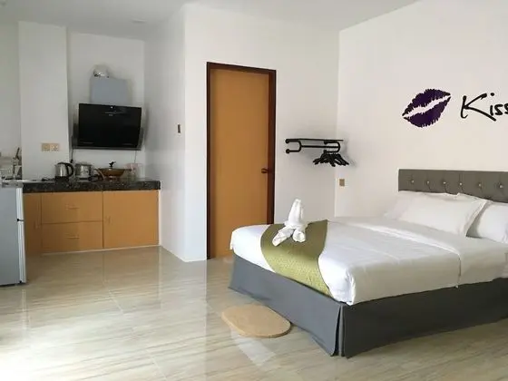 Honeymoon Stüdyo Süit, Birden Çok Yatak, Küçük Mutfak