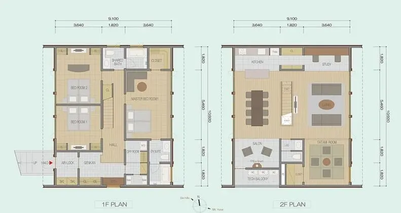 Luxury Ev, 4 Yatak Odası, Dağ Manzaralı (Lodge 9)