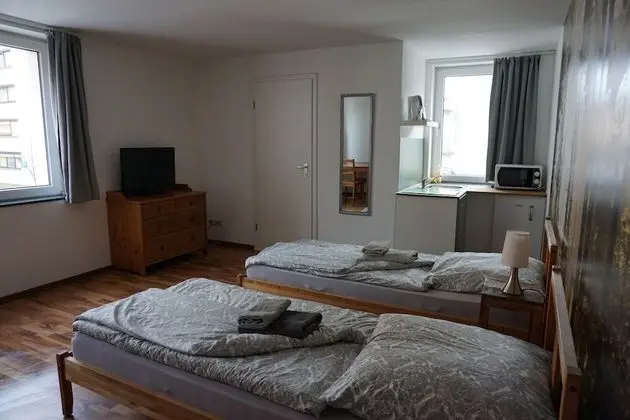 Basic İki Ayrı Yataklı Oda, 2 Tek Kişilik Yatak, Sigara İçilmez, Buzdolabı