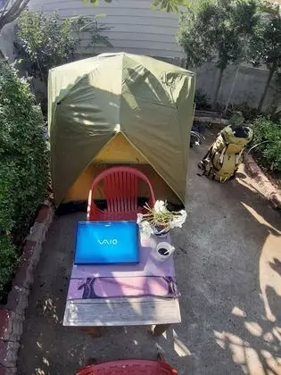 MJ Tent 1or2 Person on my Yard