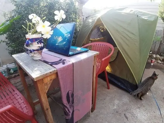 MJ Tent 1or2 Person on my Yard