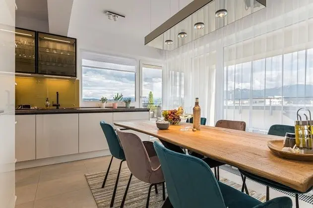 Panoramic Çatı Katı Süiti (Penthouse), 3 Yatak Odası, Teras, Dağ Manzaralı