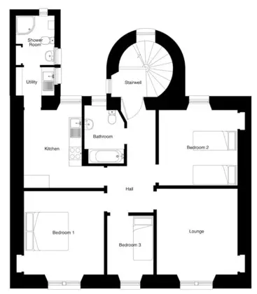 Standard Apart Daire, 3 Yatak Odası