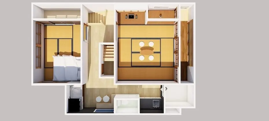 Deluxe Villa, 4 Yatak Odası (Modern Machiya - MIBU)