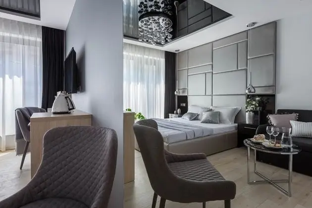 Romantic Tek Büyük Yataklı Oda, 1 Büyük (Queen) Boy Yatak, Buzdolabı