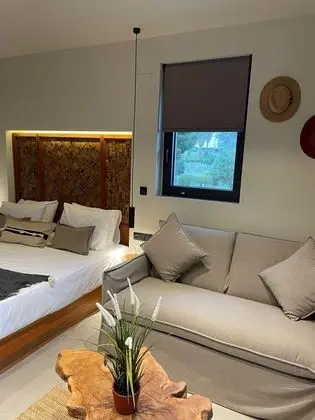 Deluxe Dört Kişilik Oda, 1 Yatak Odası, Plaj Manzaralı