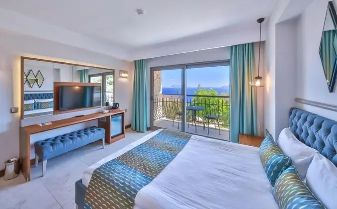 Luxury Room, Deniz Manzaralı, Balkonlu