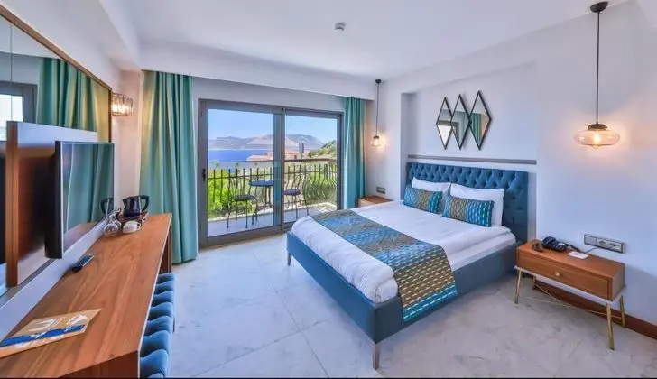 Luxury Room, Deniz Manzaralı, Balkonlu