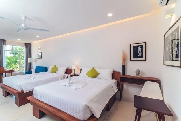 Deluxe İki Ayrı Yataklı Oda, 1 Yatak Odası, Bahçe Manzaralı