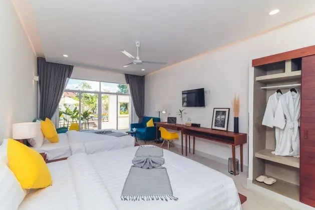 Deluxe İki Ayrı Yataklı Oda, 1 Yatak Odası, Bahçe Manzaralı