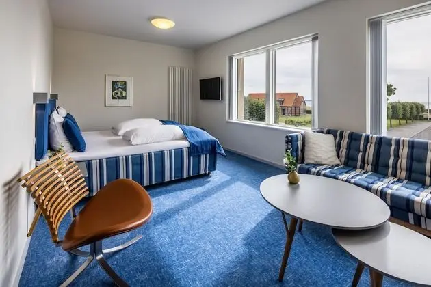 Deluxe Tek Büyük Yataklı Oda, 1 Büyük (Queen) Boy Yatak, Balkon, Deniz Manzaralı