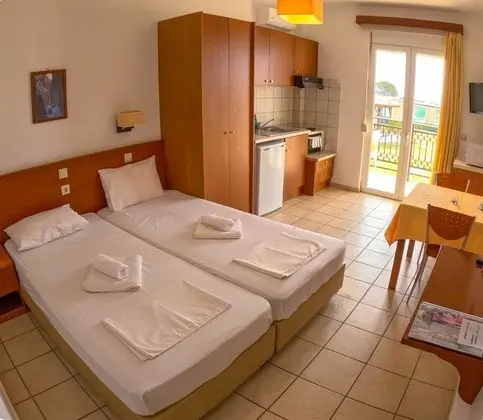 Stüdyo, 2 Tek Kişilik Yatak, Deniz Manzaralı