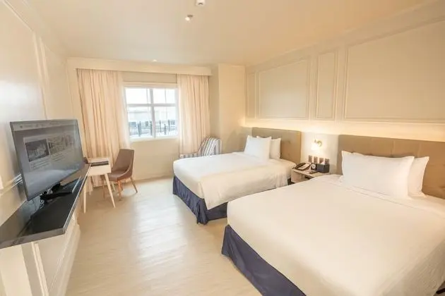 Deluxe Tek Büyük Yataklı Oda, 2 Çift Kişilik Yatak