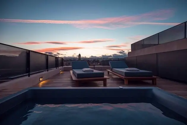 Çatı Katı Süiti (Penthouse), Teras (Hot Tub and Old Town View)