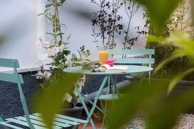 Romantic Tek Büyük Yataklı Oda, Veranda, Zemin Kat