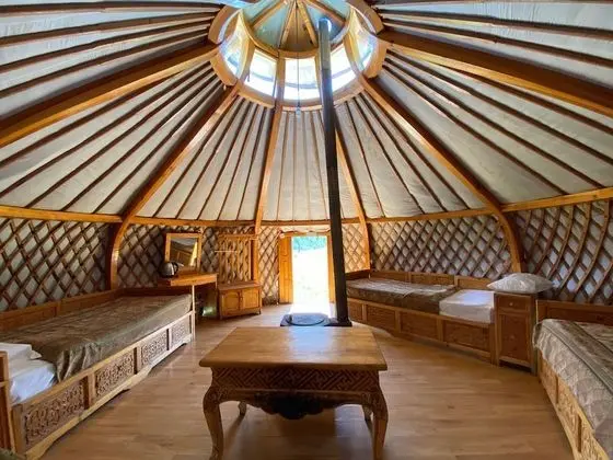 Traditional felt ger