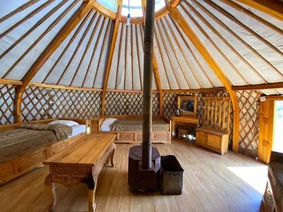 Traditional felt ger