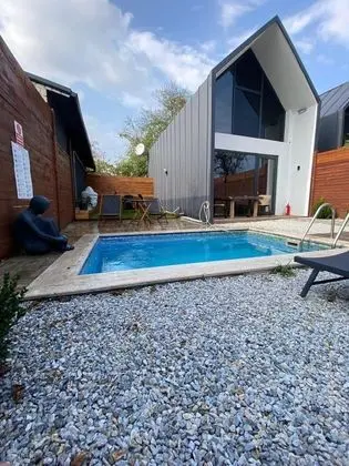 Standart Bungalow, Bahçe Manzaralı, Isıtmalı Özel Havuzlu