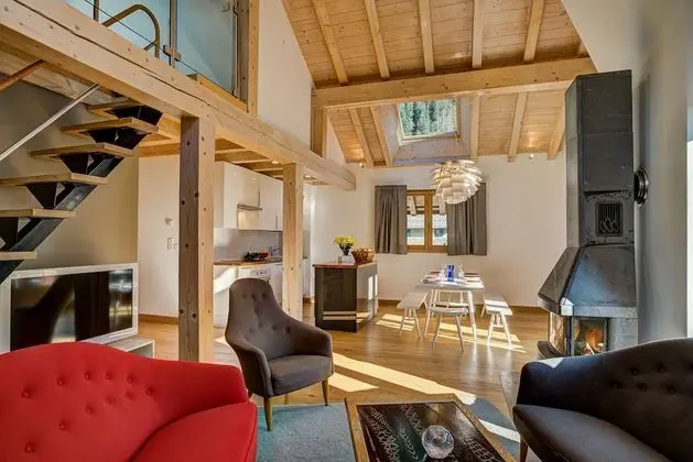 Çatı Katı (Loft), Banyolu/Duşlu, Dağ Manzaralı (Penthouse)