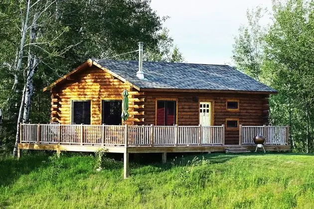 Slopeside Double Cabin (no running water, shared shower house)