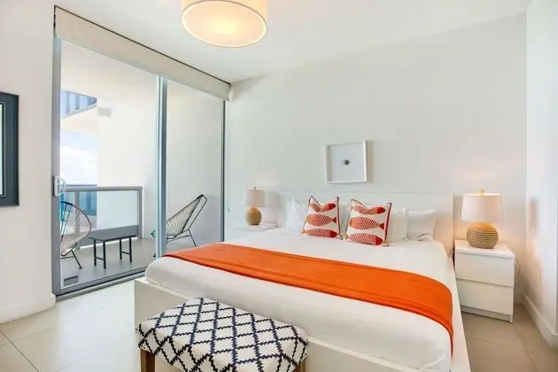 Luxury Beachfront Apartment with Balcony