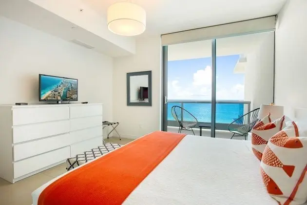 Luxury Beachfront Apartment with Balcony