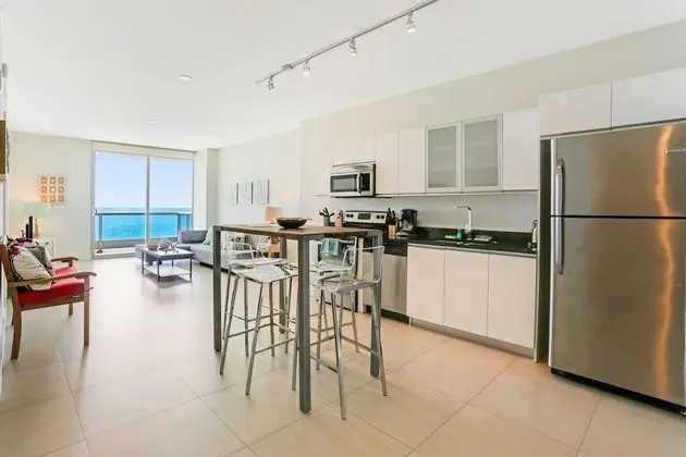 Luxury Beachfront Apartment with Balcony