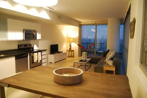 Luxury Beachfront Apartment with Balcony