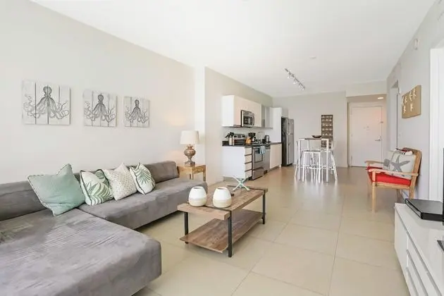 Luxury Beachfront Apartment with Balcony