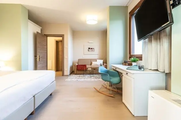 Junior Dört Kişilik Oda, Park Manzaralı (Bologna)