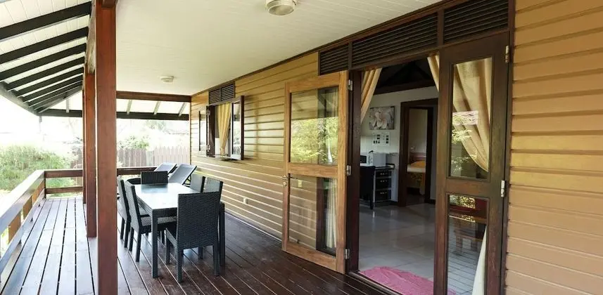 Standard Bungalov, 2 Yatak Odası, Bahçe Manzaralı