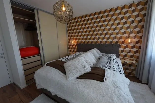 Exclusive Apart Daire, 1 Büyük (Queen) Boy Yatak