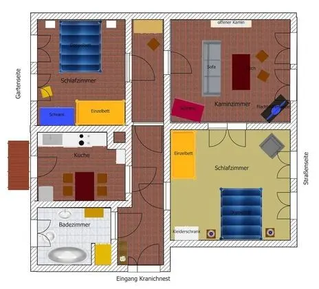 Apart Daire, Özel Banyo (Kranichnest)