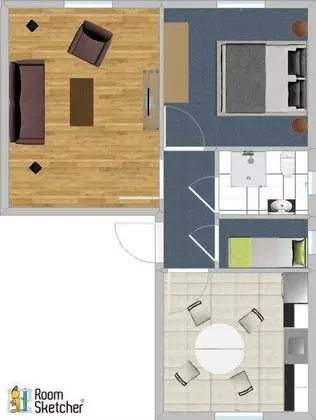 Apart Daire, Özel Banyo (Schwalbennest)