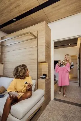 Flex Room with 1 Queen Wall Bed