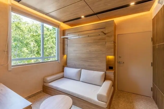 Flex Room with 1 Queen Wall Bed