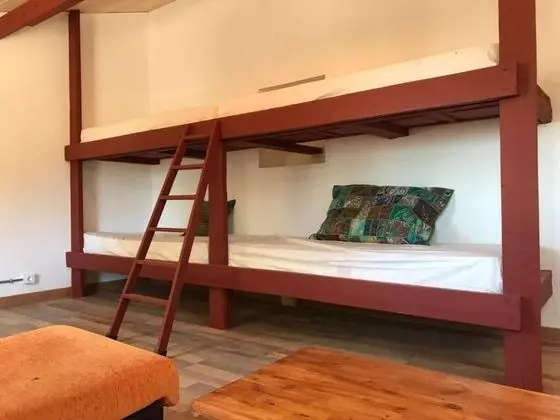 Ortak Ranzalı Oda, Karma Ranzalı Oda, Şömine, Dağ Manzaralı (5 beds)