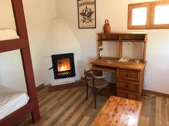 Ortak Ranzalı Oda, Karma Ranzalı Oda, Şömine, Dağ Manzaralı (5 beds)