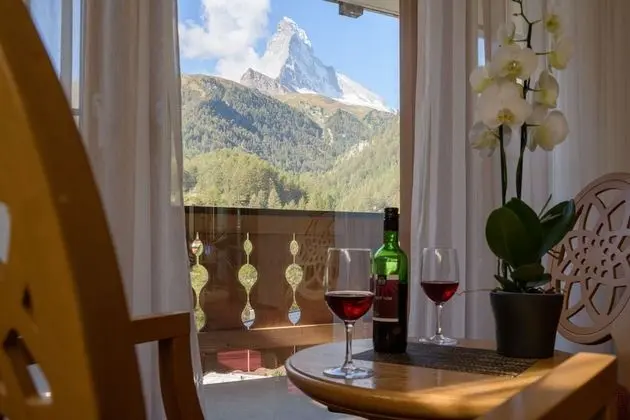 Tek Büyük Yataklı Oda (Süd Matterhorn Blick)