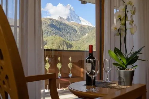 Tek Büyük Yataklı Oda (Süd Matterhorn Blick)