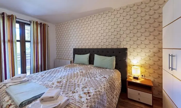 Apart Daire, 1 Yatak Odası, Mutfak (Free Sauna & Jacuzzi)