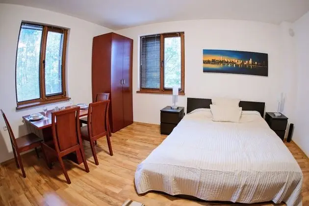 Stüdyo, Mutfak (Free Sauna and Jacuzzi)