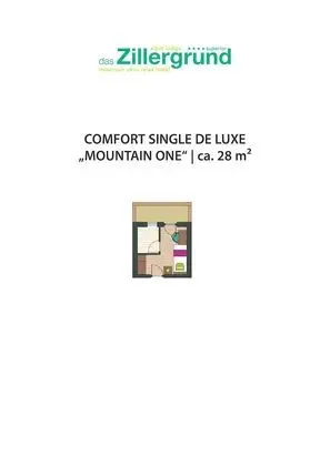 Comfort Tek Kişilik Oda, Balkon (Mountain One)