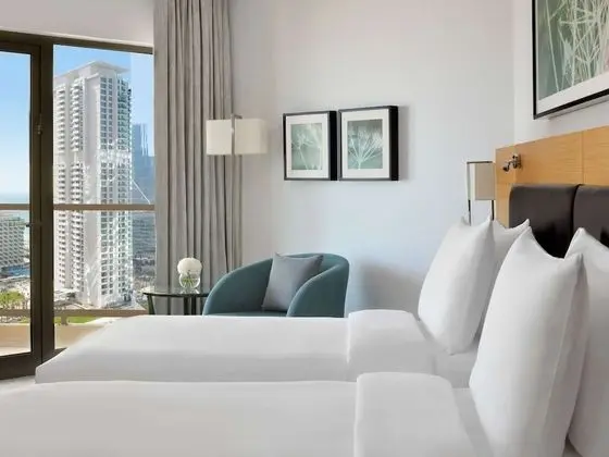 Deluxe İki Ayrı Yataklı Oda, Balkon, Kısmi Deniz Manzaralı