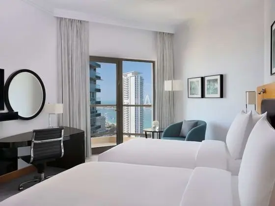 Executive İki Ayrı Yataklı Oda, 2 Tek Kişilik Yatak, Balkon, Kısmi Deniz Manzaralı