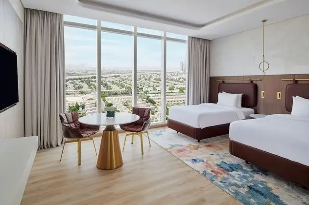 Deluxe Oda, 2 Çift Kişilik Yatak, Şehir Manzaralı