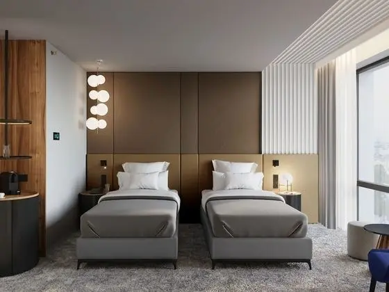 Deluxe İki Ayrı Yataklı Oda, 2 Tek Kişilik Yatak, Şehir Manzaralı